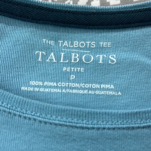 SzP Talbots Light Blue Long Sleeve The Talbots Tee - Picture 5 of 5